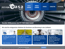 Tablet Screenshot of fit-for-easa.com